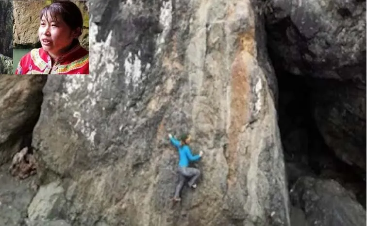 Chinas Spider Woman Who Can Climb 108-Metre Cliff 