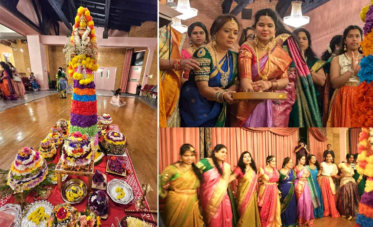 Grandly Bathukamma Celebrations In Britain