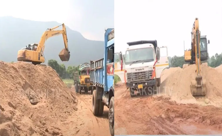 Sand Tenders Issue Between Pamarru TDP Leaders