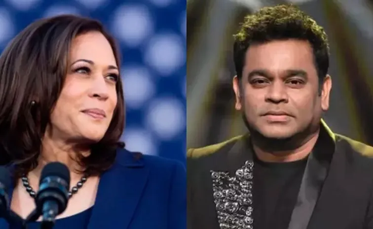 AR Rahman Performance to Support Kamala Harris