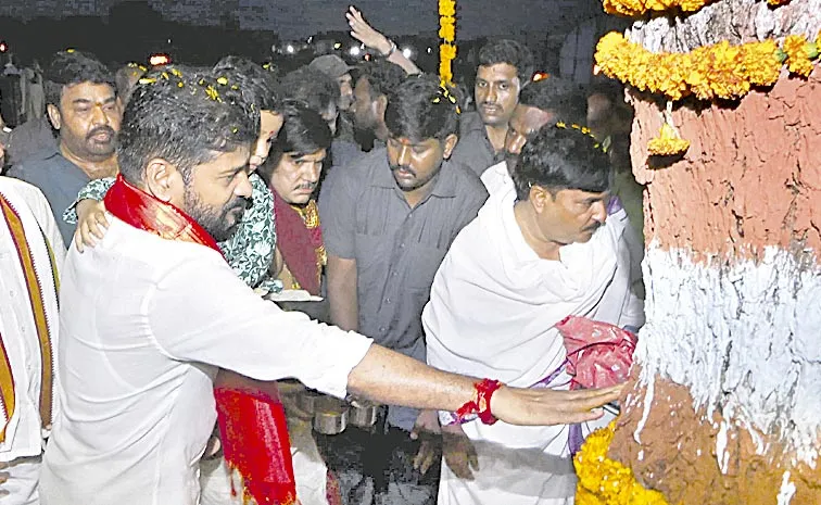 Dussehra Celebrations at CM Revanth Reddy Own Village Kondareddypalli