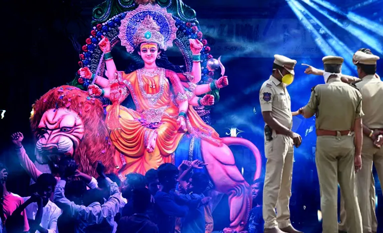 Hyderabad Police Tension Devi Navaratri