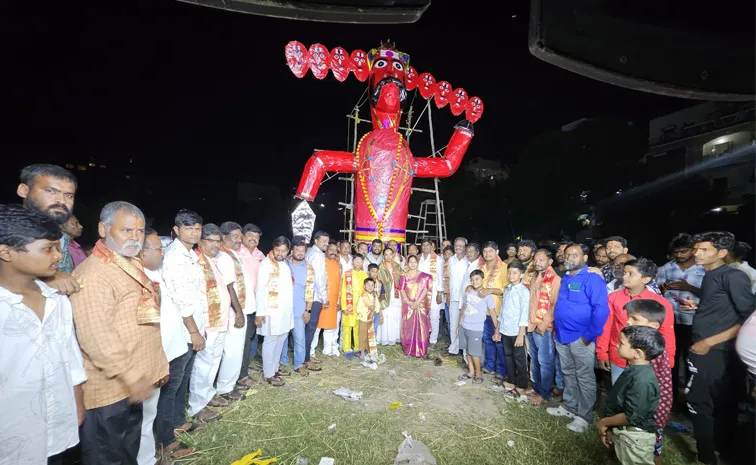 vijayadashami celebrations in indira nagar jublihills hyderabad