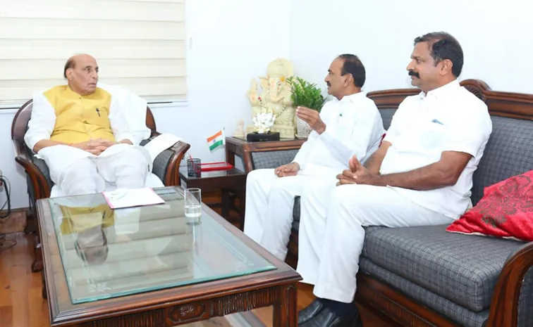 Etela Rajender Meeting With Rajnath Singh