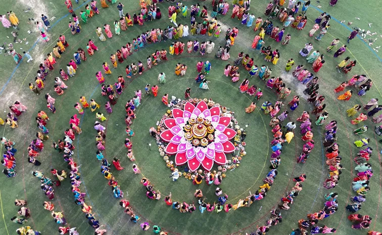 The Triangle Telangana Association (TTGA) Bathukamma celebrations