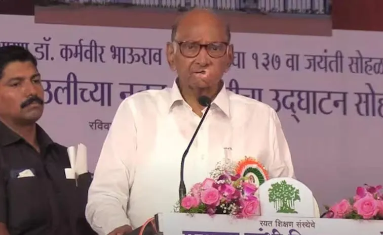 Sharad Pawar says i wont stop until Maharashtra on right track8