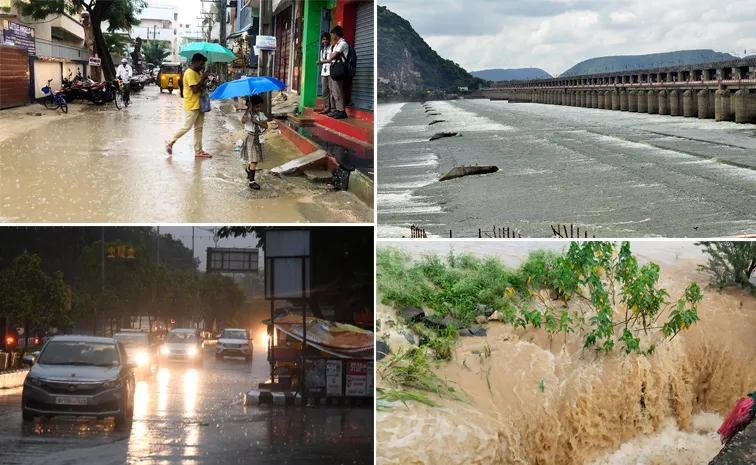 Very Heavy Rain Fall Across AP Updates