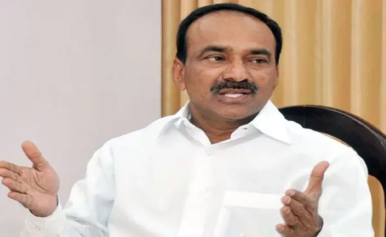 Etela Rajender Slams Congress Govt On Hydra Demolition