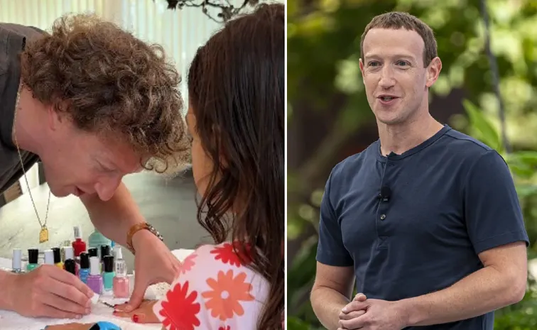 Mark Zuckerberg Turns Nail Artist For Daughter