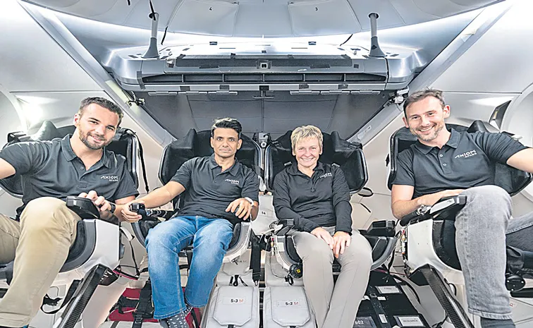 Indian astronaut Shubhanshu Shukla goes inside SpaceX Dragon spacecraft