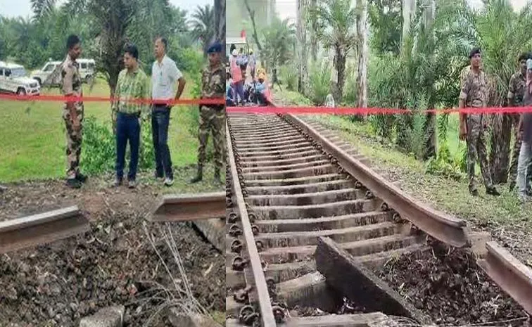 Railway Tracks Operated By NTPC Blown Up At Jharkhand Sahibganj