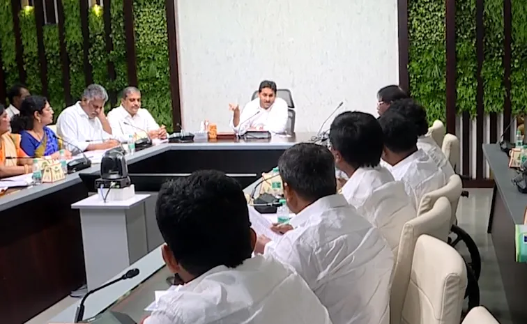 Ys Jagan Meet With The Presidents Of Ysrcp Affiliates Wings