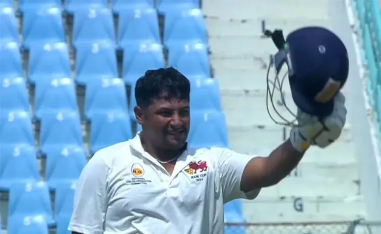 Sarfaraz Khan Hits Hundred In Irani Trophy 2024