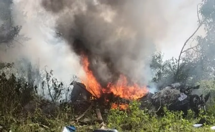 ​​Helicopter Crash In Pune 3 Dead