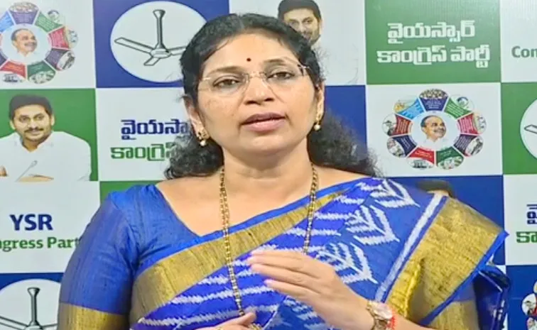 ysrcp mlc varudu kalyani fires on cm chandrababu over liquor policy