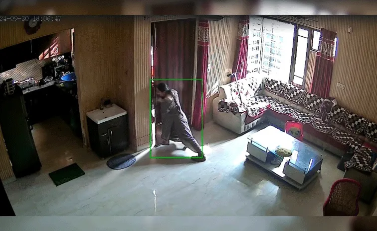 Caught On CCTV: 3 Robbers Try To Break In Punjab Woman Stops Them Alone