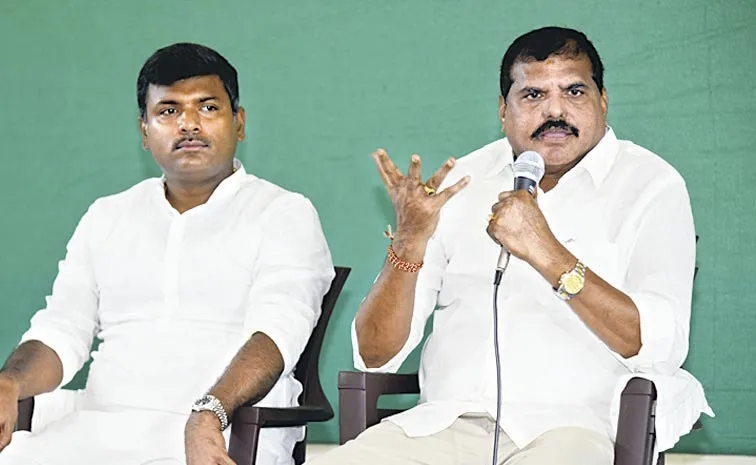 Botsa Satyanarayana Comments On Chandrababu Over Sand Scam