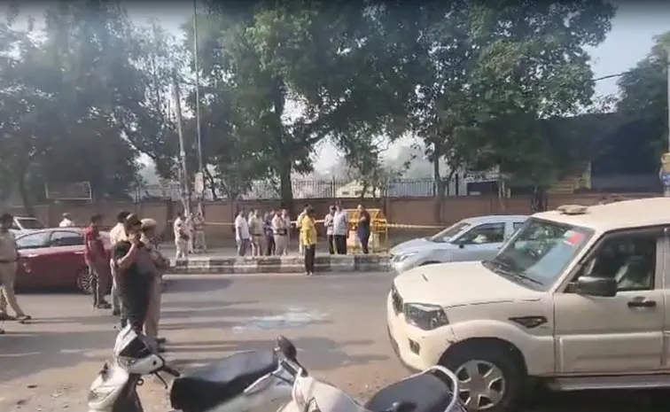 Loud Explosion Near School In Delhi Rohini