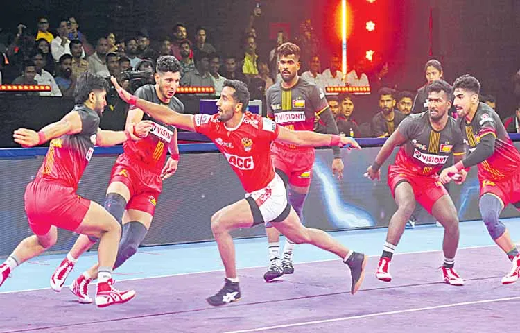 Gujarat Giants team is off to a good start in Pro Kabaddi League