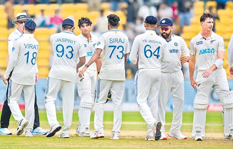 New Zealand won the Test match in India