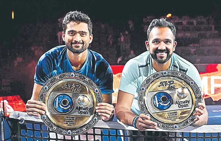 Ritwik Chaudhary won the first ATP Tour doubles title in his career