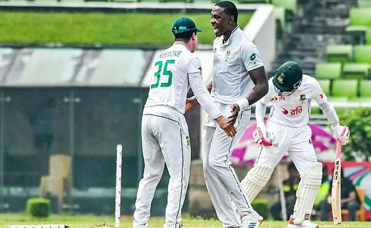 BAN VS SA 1st Test: Bangladesh Trail By 101 Runs At Day 2 Stumps