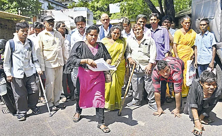 Demand for increased pension for 85 percent disabled: Andhra Pradesh