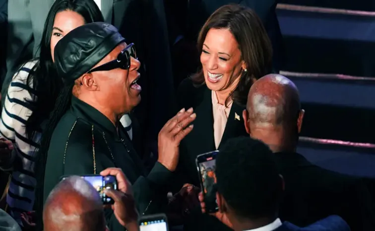 Kamala Harris celebrates 60th birthday, grooves to singer Stevie Wonder tunes