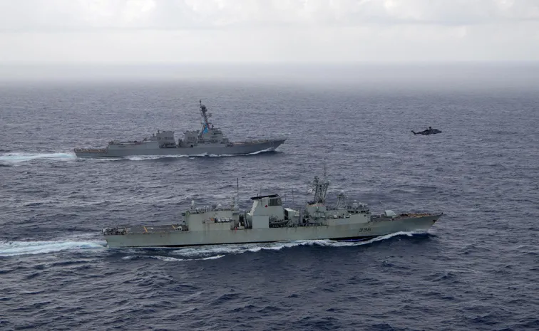 China slams US, Canadian warships' Taiwan Strait transit