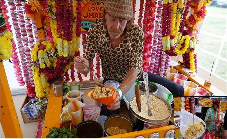 British Vendor Selling Kolkata Style Jhalmuri In London