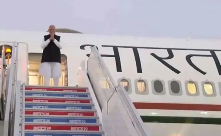 Pm Narendra Modi Emplanes For Delhi After Taking Part In Brics Summit