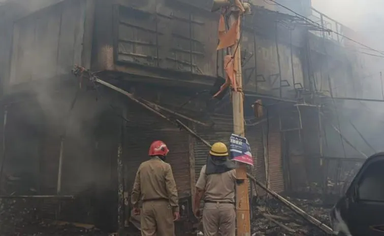 Vasant Kunj House Blast Caused Massive Fire