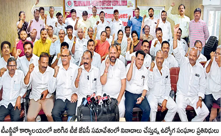 Telangana JAC has announced activities to solve the problems