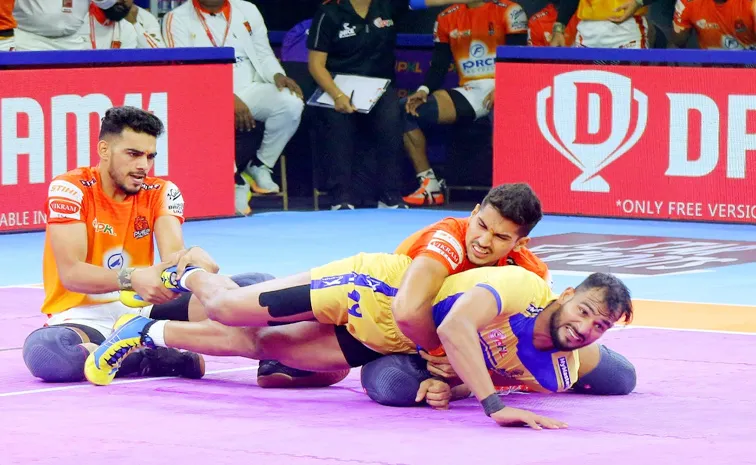 PKL 2024 Tamil Thalaivas Beat Puneri Paltan 35 30 second Win