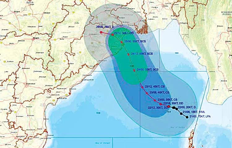 Heavy rains in AP in next 48 hours