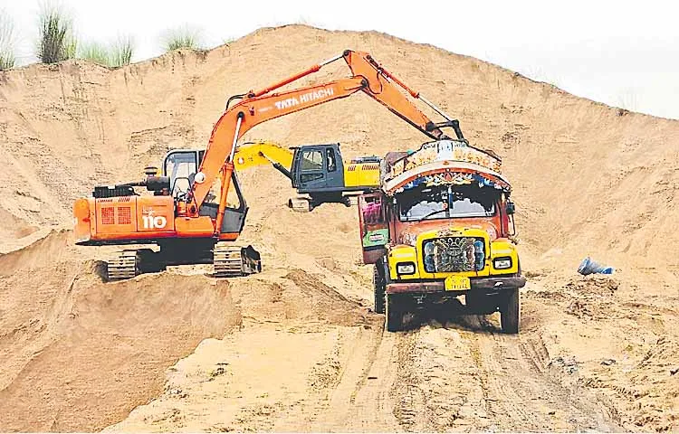 Chandrababu in the review of the Department of Mines held on Monday