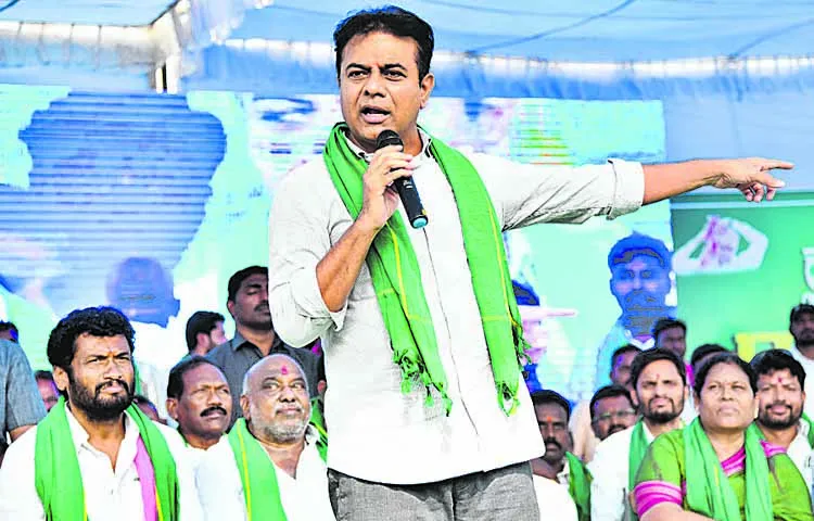 Ktr fires on congress party