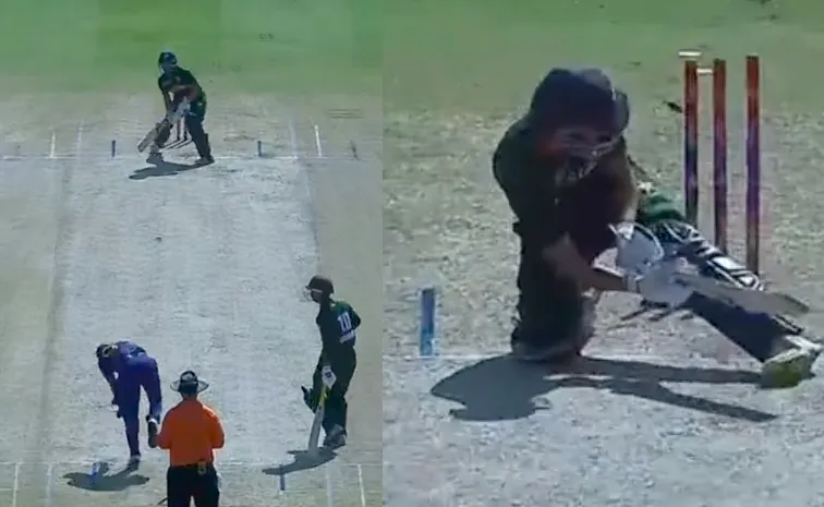 Malinga Bowls Toe-Crushing Yorker; Cleans Up Mohammad Haris