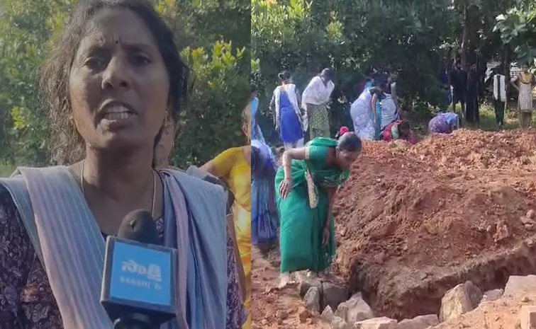 Women Protest Against Liquor Shops At Kakinada's Tuni