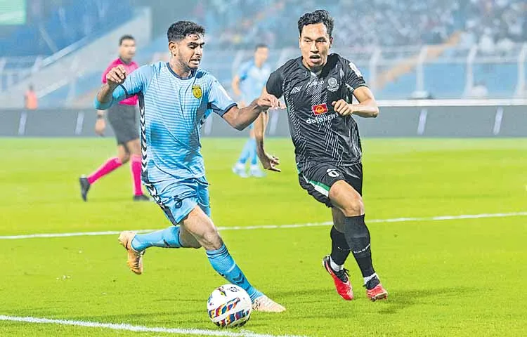 Hyderabad Football Club first win in the latest season of ISL