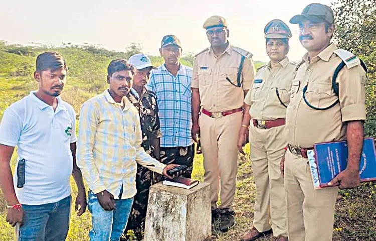 Officials inspected forest lands in Palnadu district