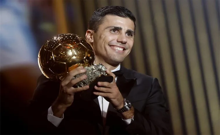 Rodri Wins Ballon D'Or Award 2024