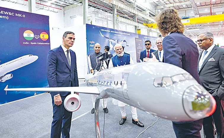 India and Spain launch India first private military aircraft plant