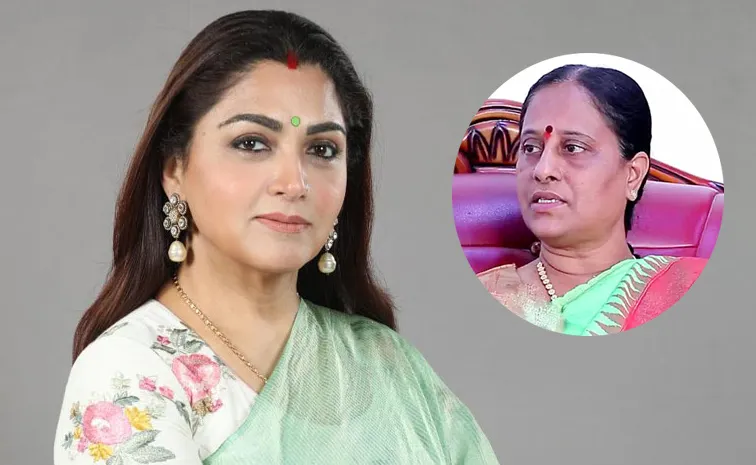 Kushboo Reacts On Minister Konda Surekha Comments On Actress Samantha 