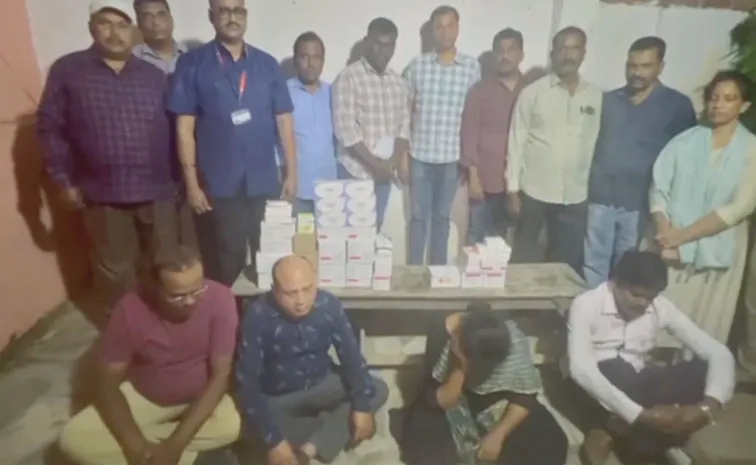 Heavy Seizure Of Narcotic Drugs In Jv Saluja Hospital