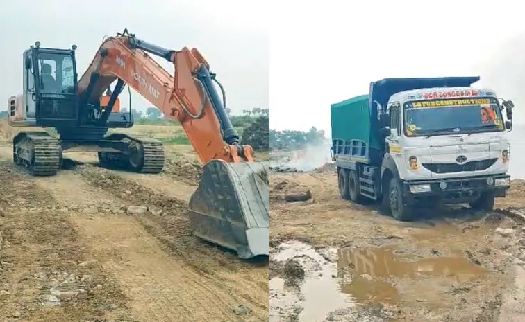 Illegal Sand Mining In Ntr District