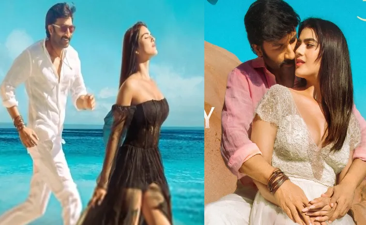 Tollywood Hero Gopichand Latest Movie Viswam Lyrical Song Out Now