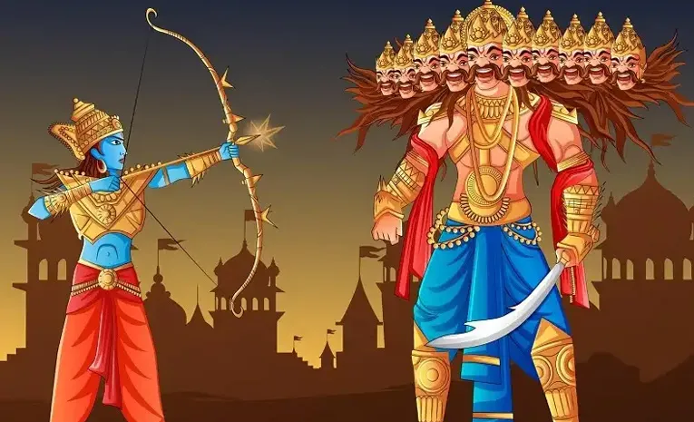 Dusshera is celebrated to mark Lord Rama's victory over the demon Ravana