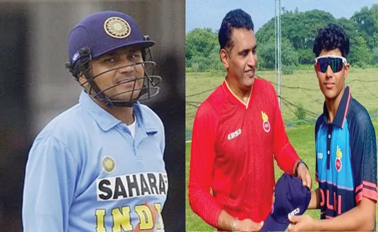 Virender Sehwag Son Aaryavir Super Knock Vinoo Mankad Trophy Debut For Delhi