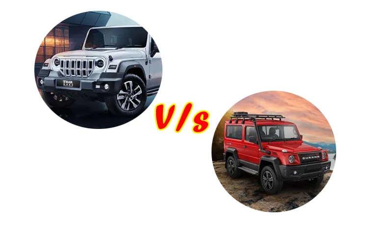 Mahindra Thar Roxx Vs Force Gurkha Comparison